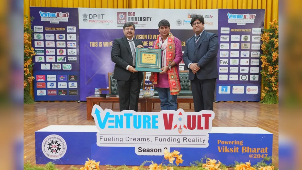 CGC University, Mohali Ignites the Spirit of Innovation at VentureVault Season 2