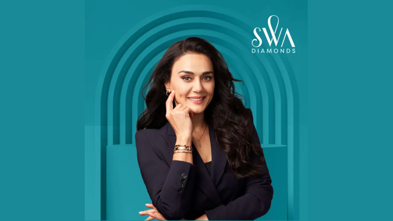 Preity G Zinta Makes a Powerful Comeback as the Face of  Swa Diamonds