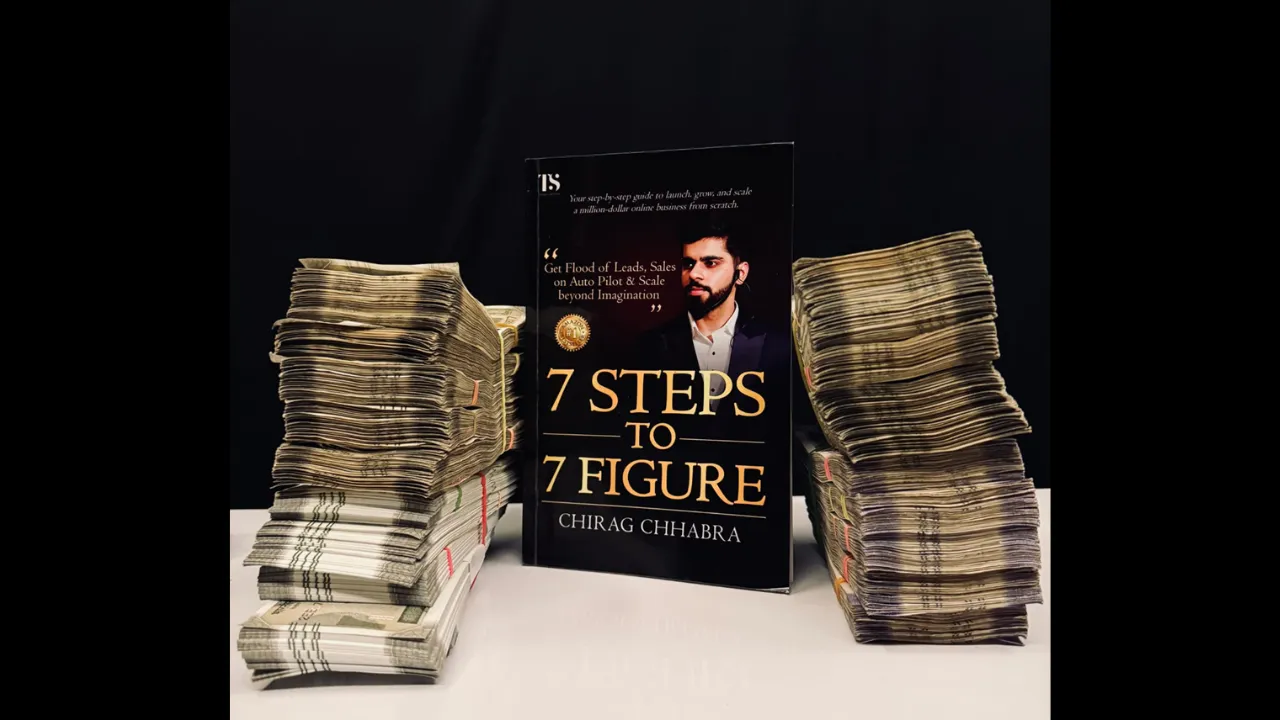 Business Coach Chirag Chhabra Launches His New Book 7 Steps to 7 Figures