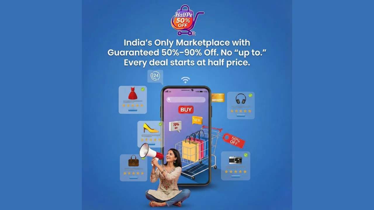 HalfPe.com The Platform Transforming India’s Shopping Culture With Discounts Starting at 50% and Going Up to 90% Off