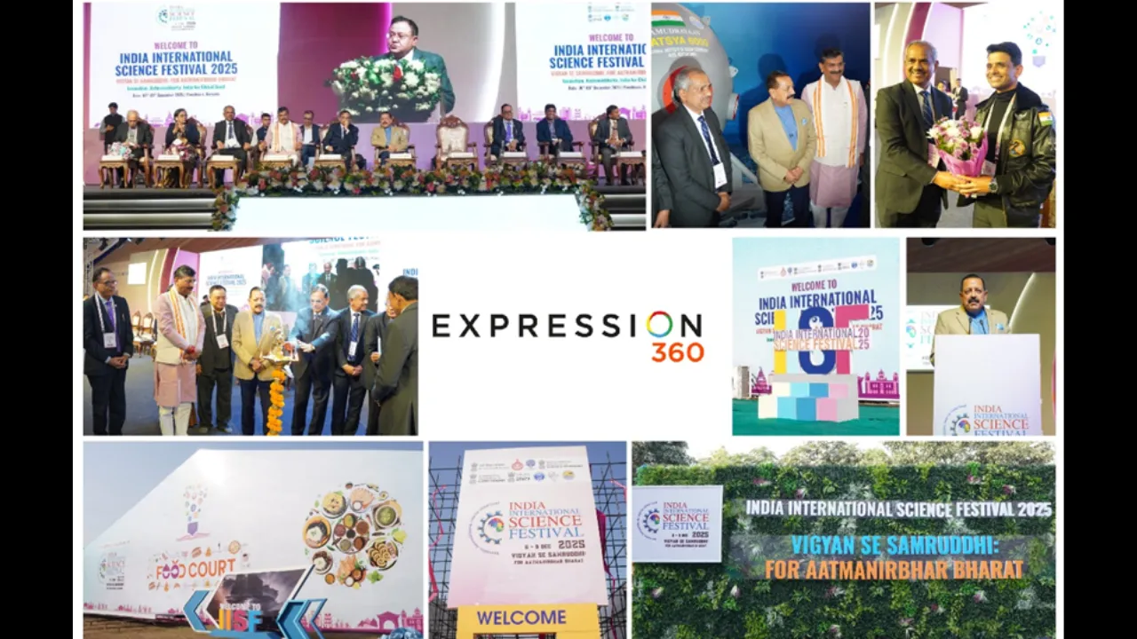 Expression 360 builds IISF 2025 end-to-end a four-day, India-scale science festival delivered as one seamless experience in Panchkula
