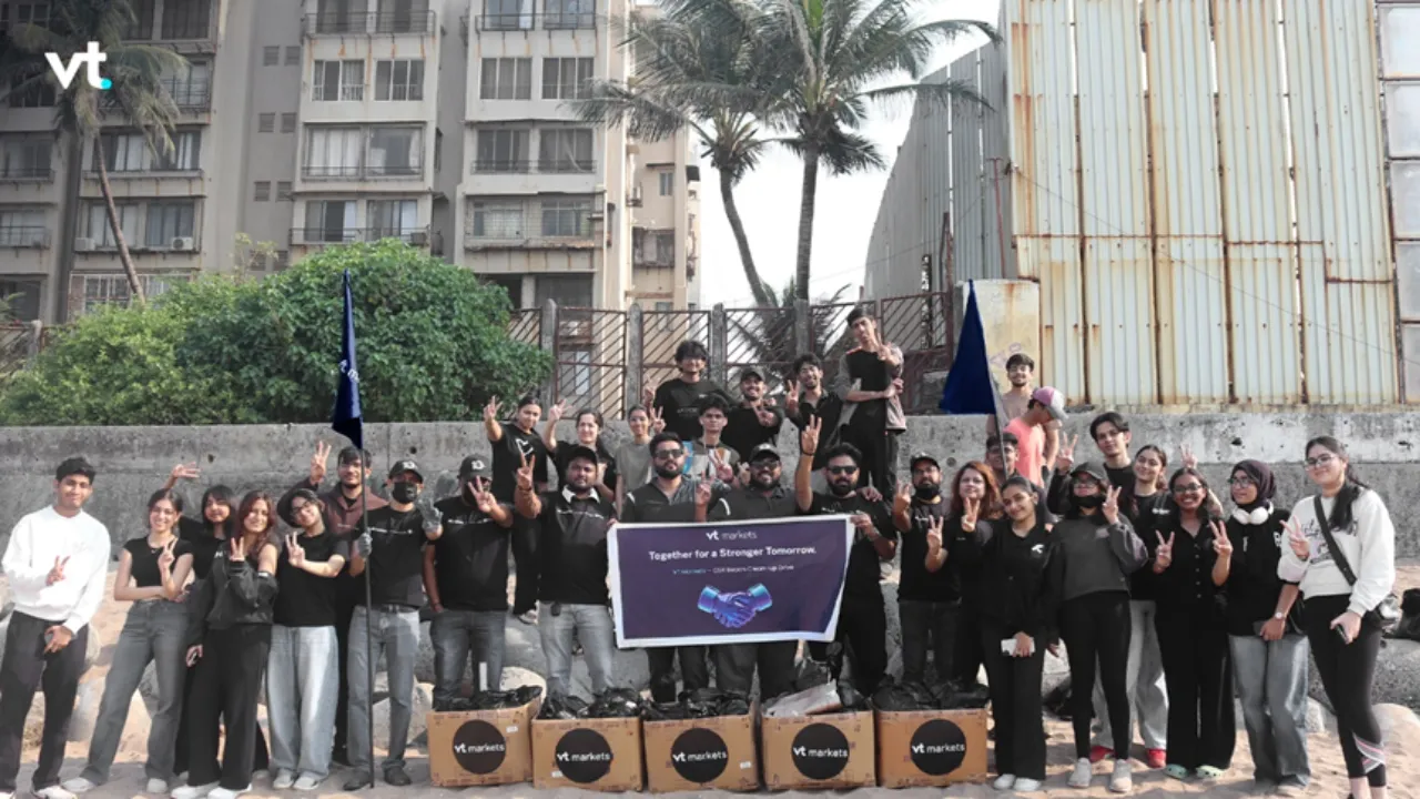 VT Markets India Deepens Year-End CSR Efforts with Versova Beach Clean-Up Drive