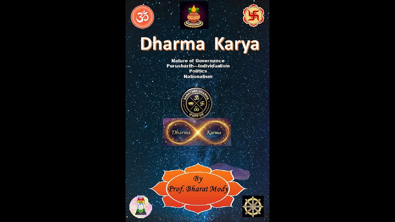 DHARMA KARYA by Prof. Bharat M. Mody A Civilizational Manifesto 2nd January 2026