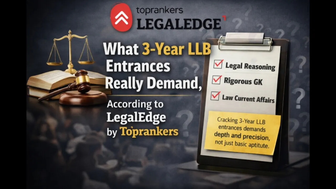 What 3-Year LLB Entrances Really Demand, According to LegalEdge by Toprankers