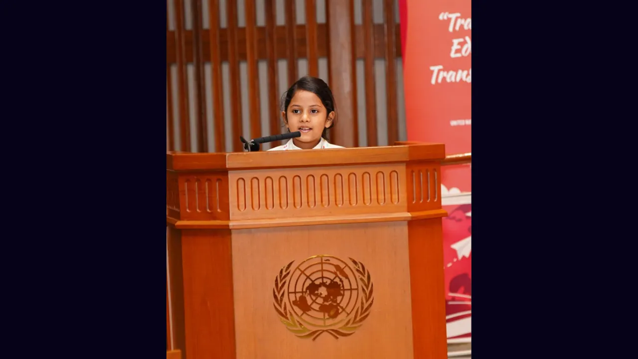 Young Environmentalist Roohi Mohazzab Honoured at United Nations Asia-Pacific Conference 2026