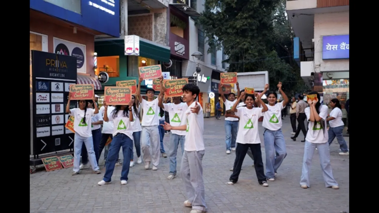 NSDL Unveils Another Creative Push for SEBI Check Awareness with Delhi Flash Mob