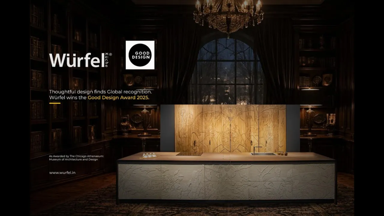 Würfel Makes History as the First Indian Modular Kitchen Brand to Win the Prestigious Good Design Award