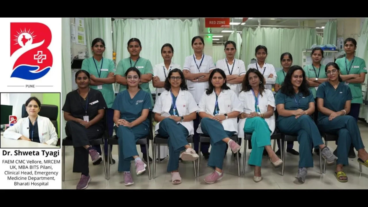 Calm in the Chaos Women Lead the Way in Emergency Care at Bharati Hospital