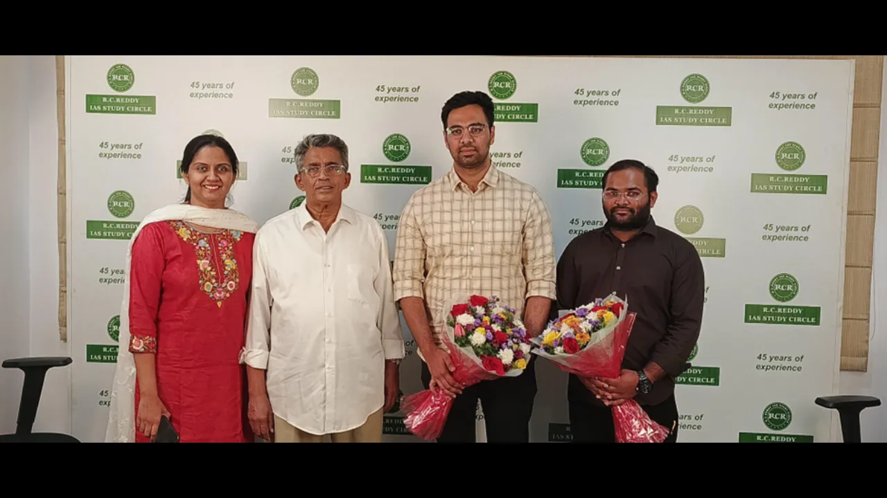 R.C. Reddy IAS Study Circle Produces Over 60 Successful Candidates in UPSC 2025