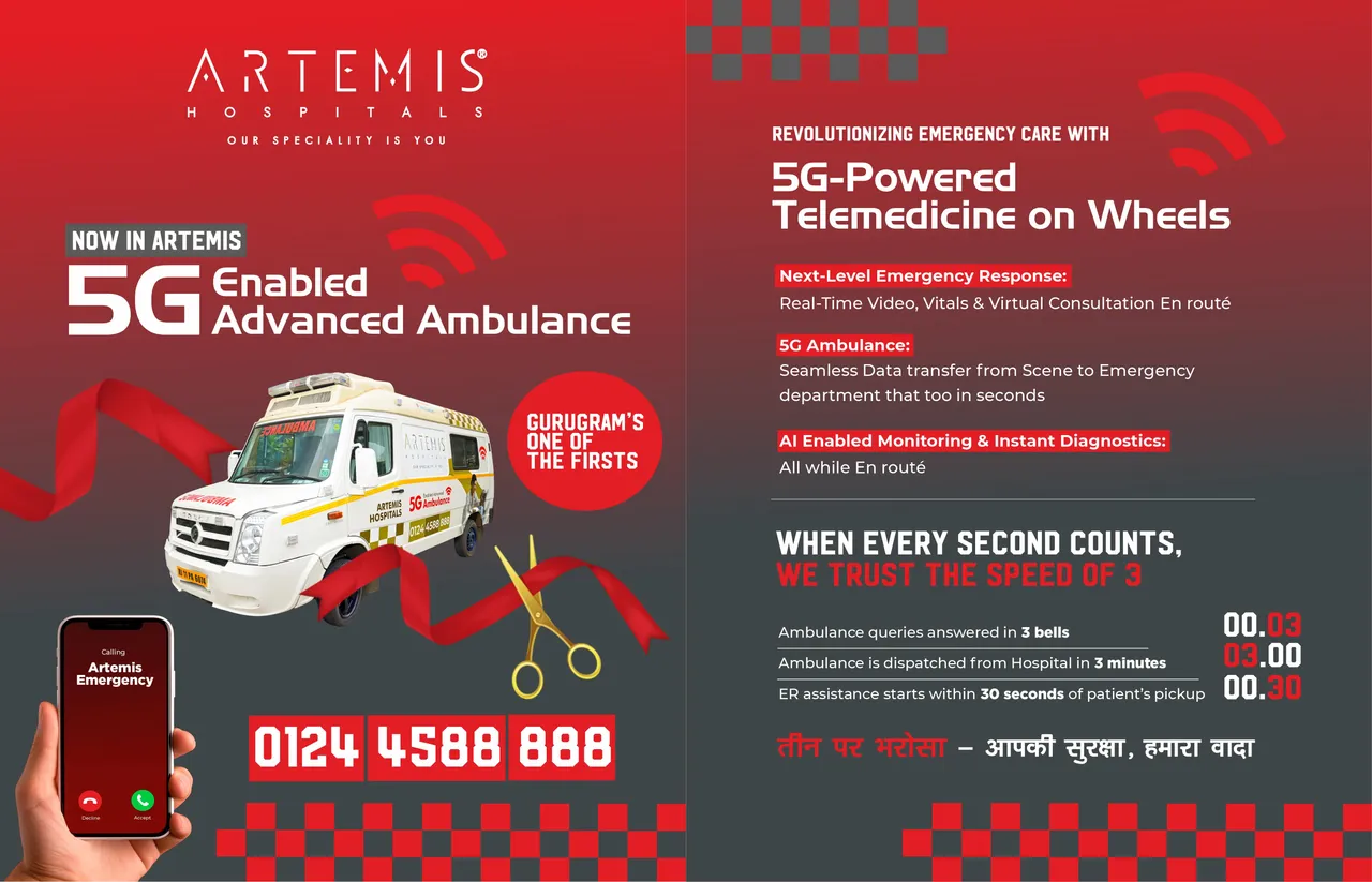 revolutionizing-emergency-care-artemis-hospitals-launches-5g-enabled-advanced-ambulance-in-gurugraml-ArtemisHospitals