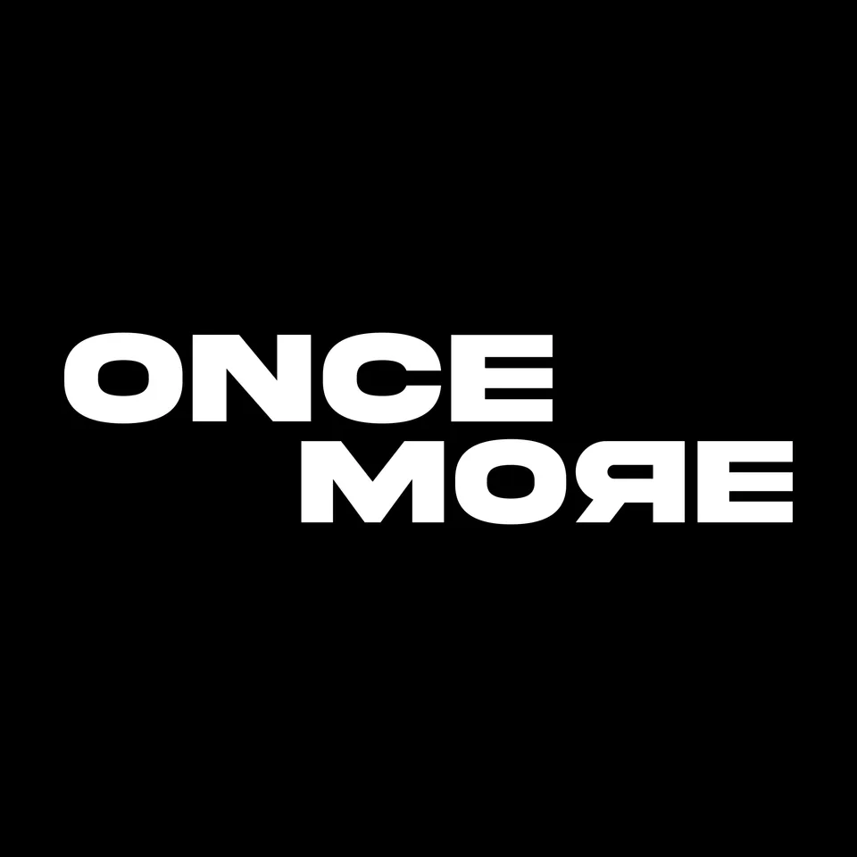 oncemore logo square black