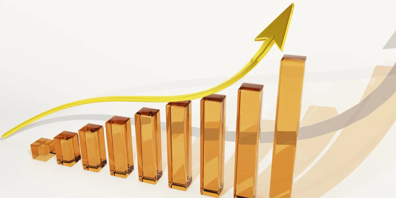A graph showing a hike in certain values.