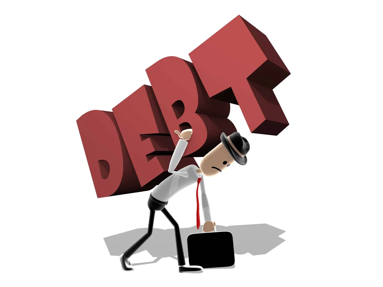 huge debt