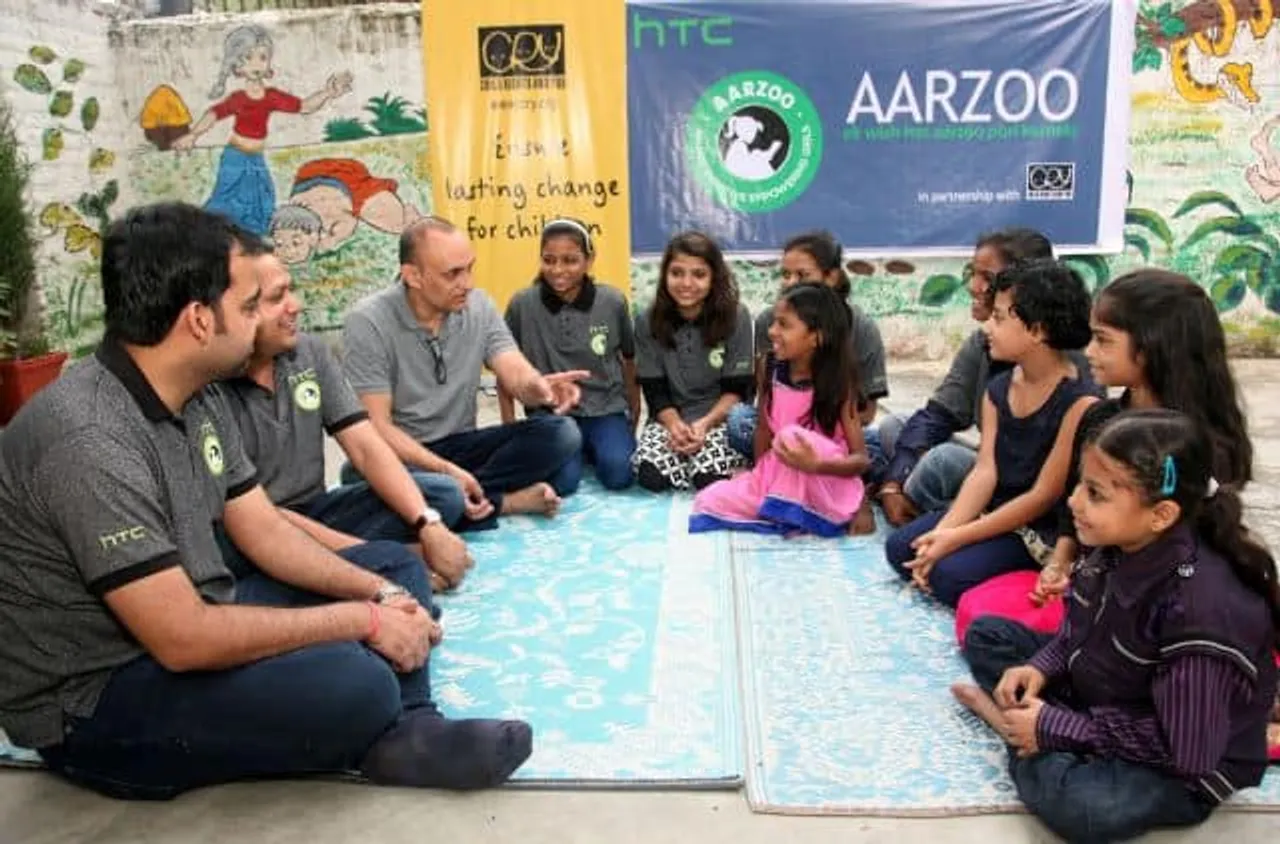 Faisal Siddiqui President South Asia HTC at CRY Centre in Delhi