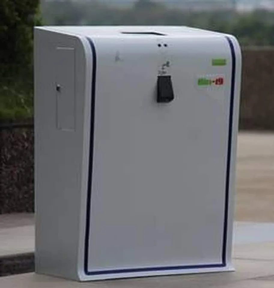 The IoT-based BIN-19 is used for collecting and disinfecting used face mask and the used masks dropped inside are first disinfected by a process.