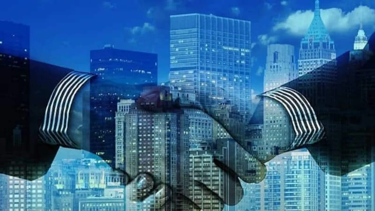 Hand shake image