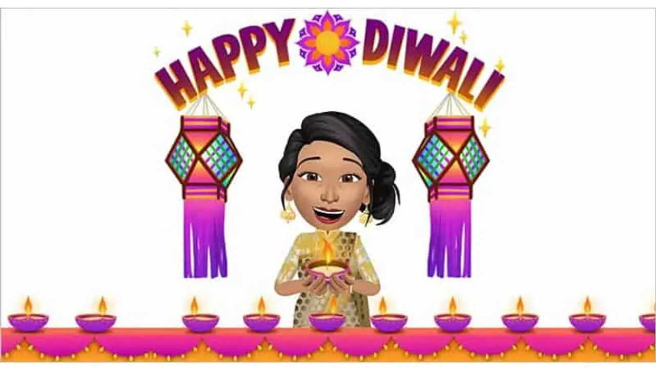Diwali facebook sticker