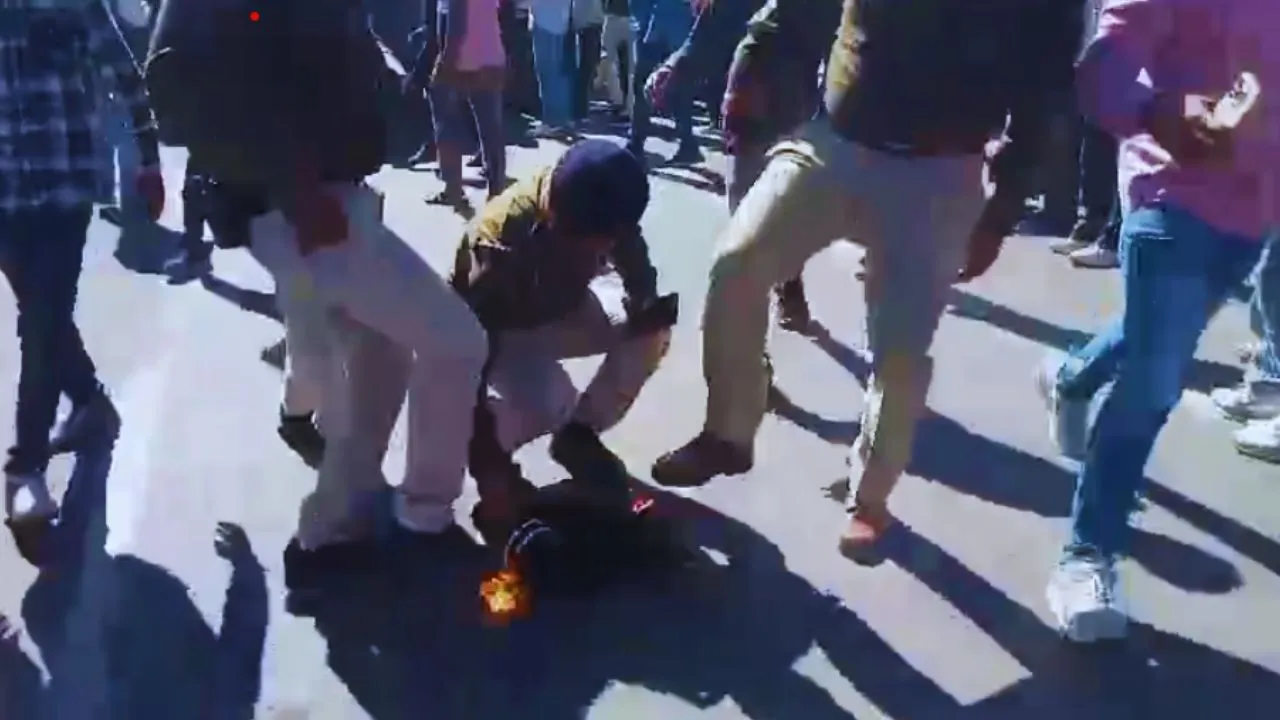 protest against Union Carbide toxic waste 
