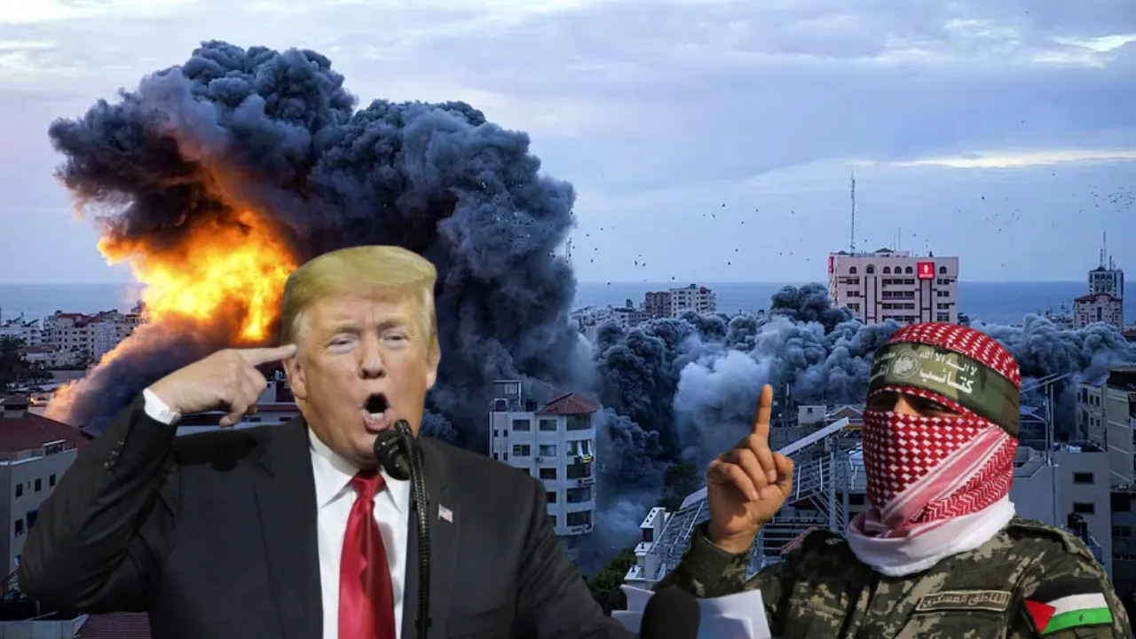 Trump threatens Hamas
