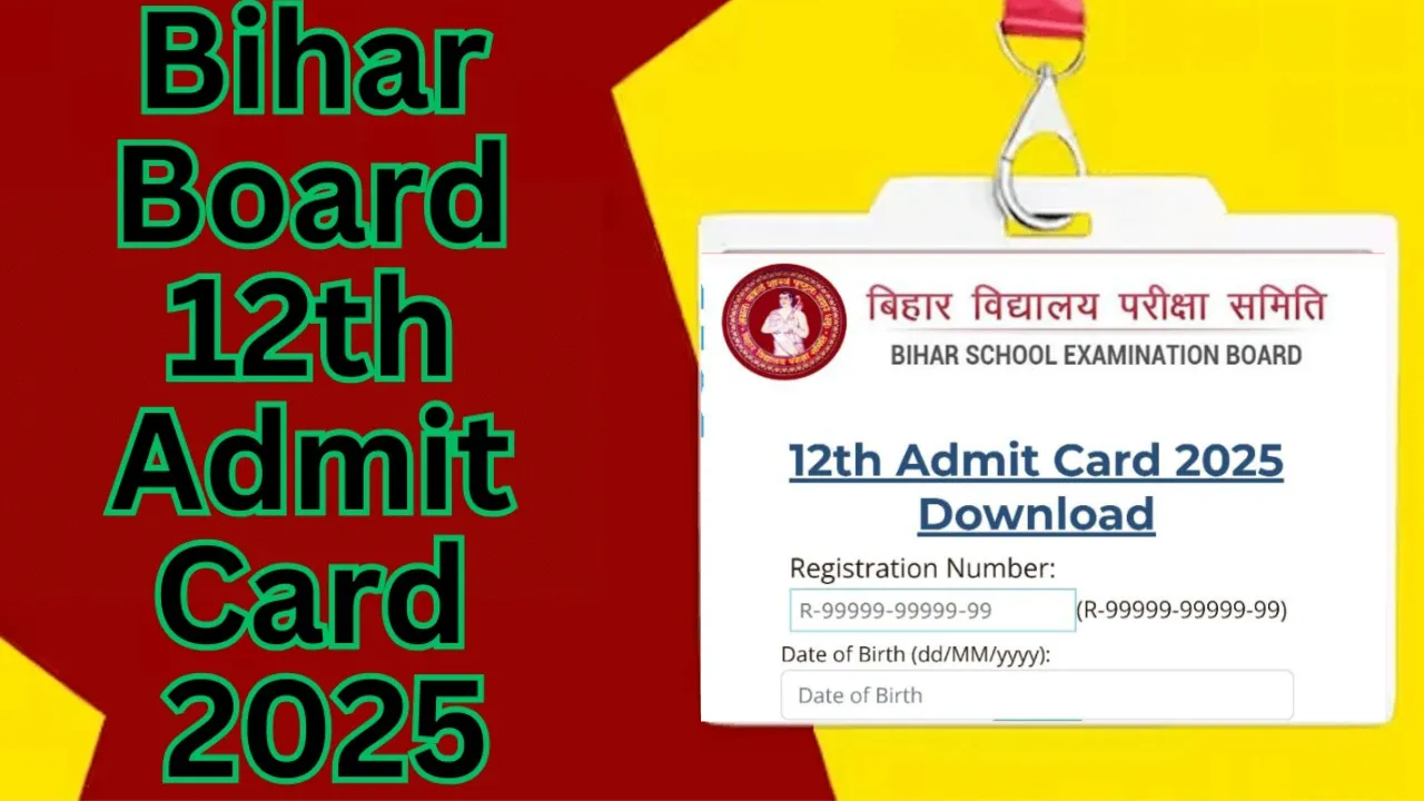 Bihar Board Class 12th Admit Card 2025 Download