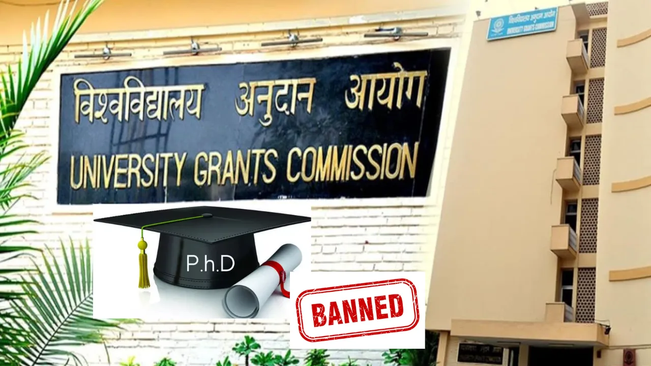 PHd Admission Ban in these 3 universities 