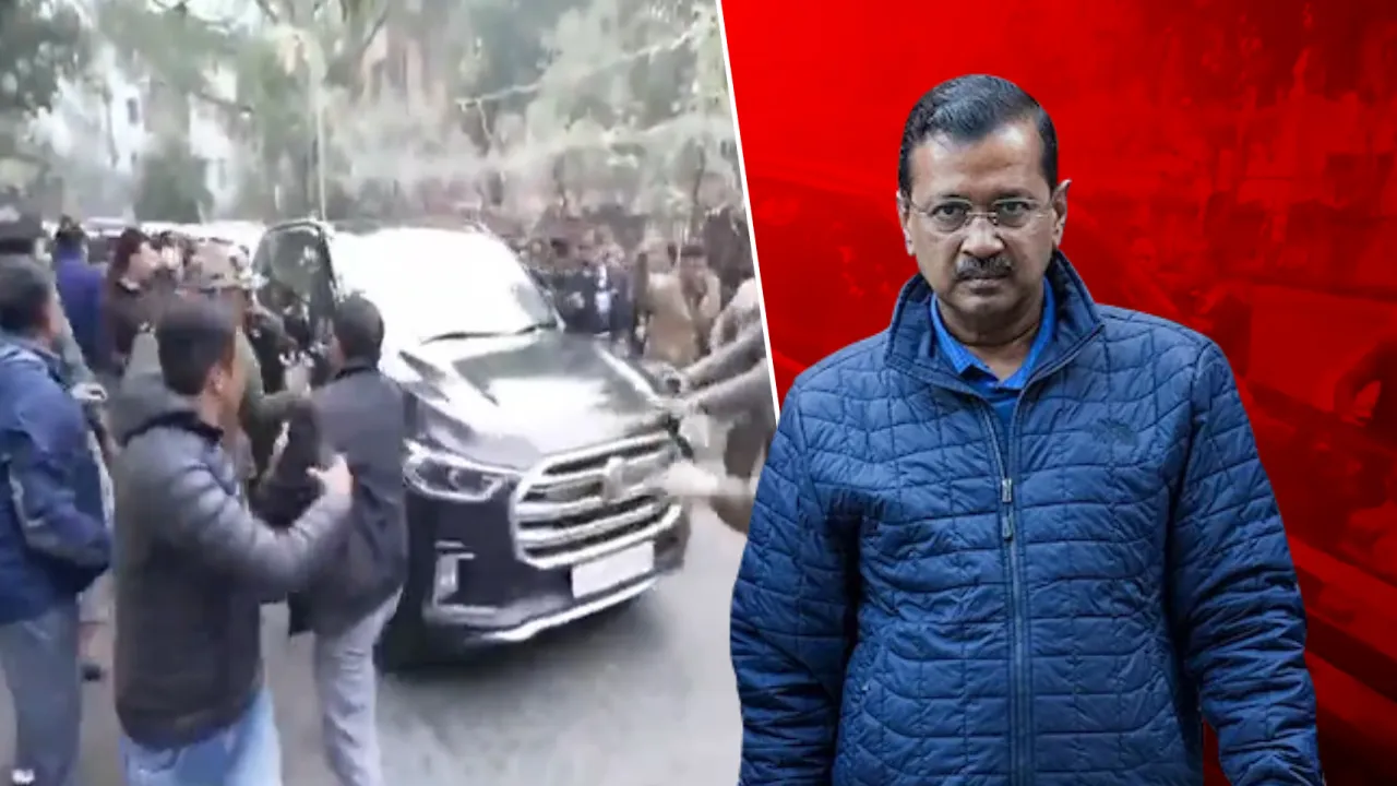 KEJRIWAL CAR ACCIDENT