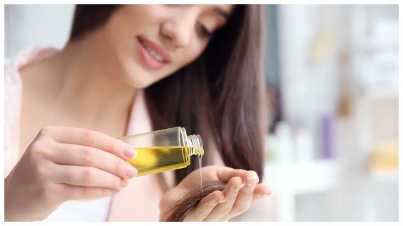 Hair oil for winter