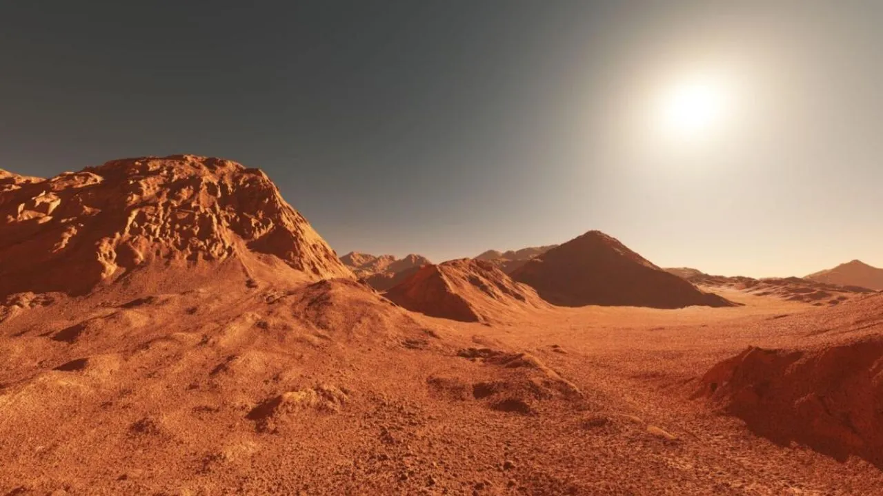 Mars surface