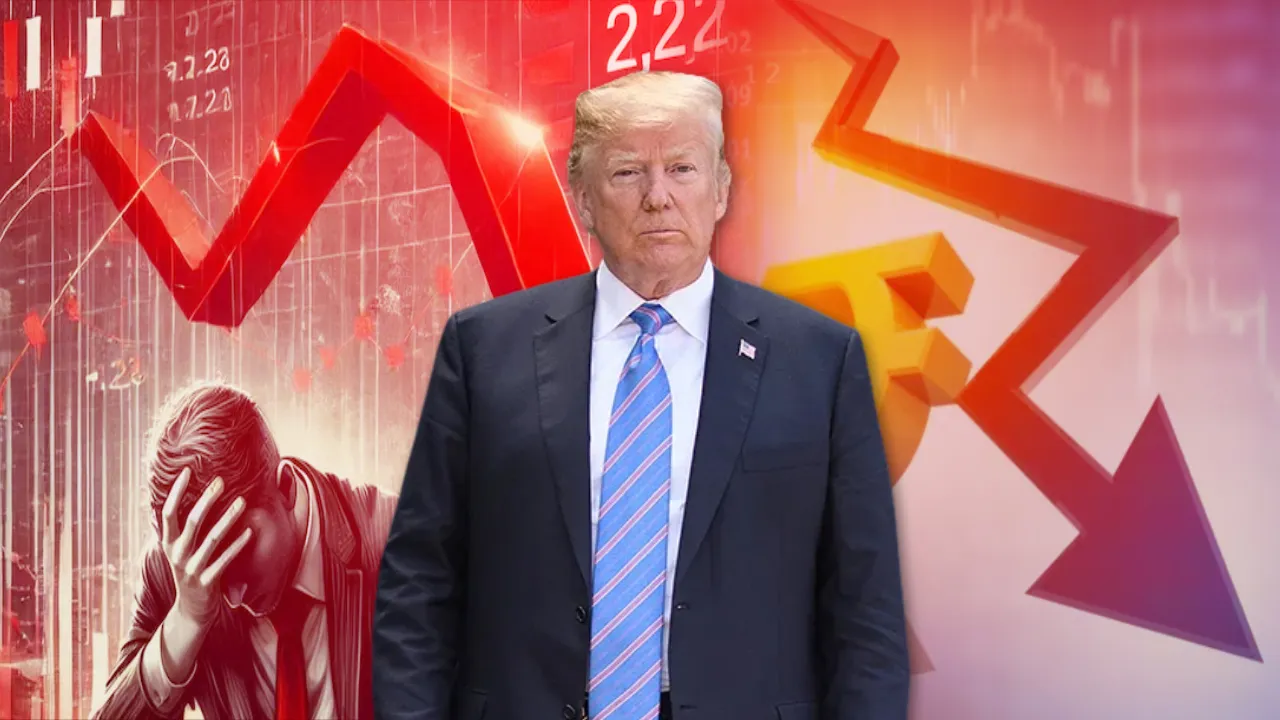 TRUMP SHARE DOWN