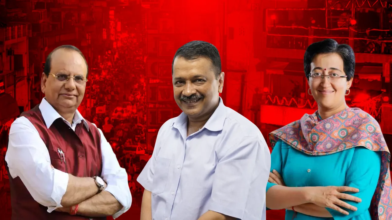 KEJRIWAL AATISHI LG SAXENA