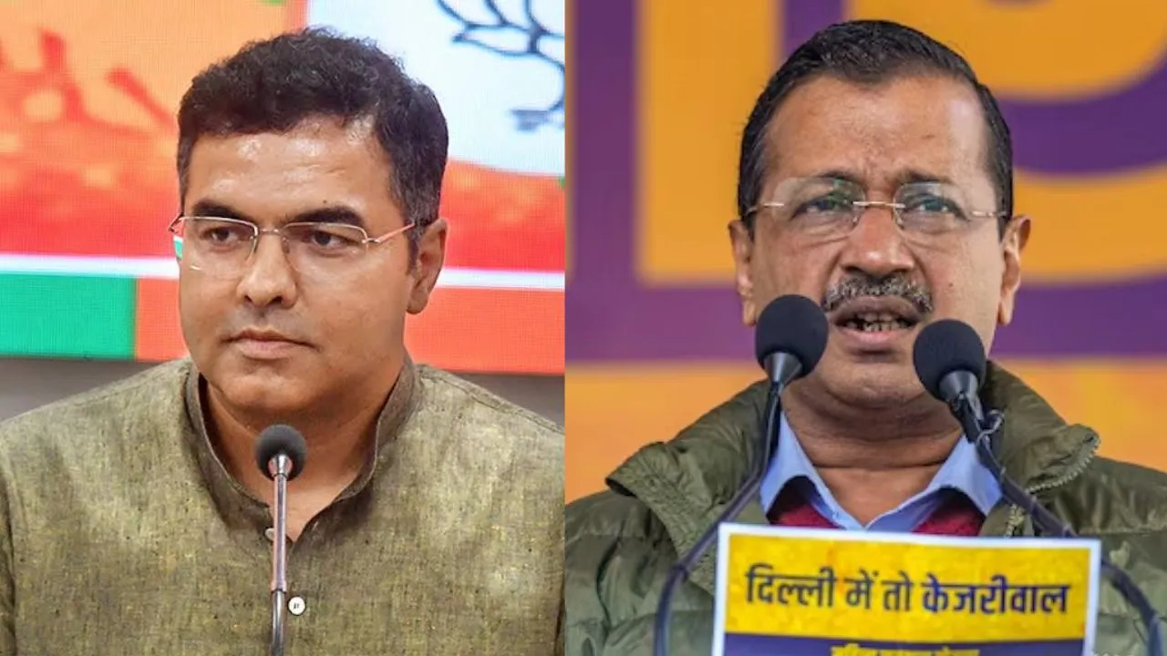 pravesh verma, arvind kejriwal