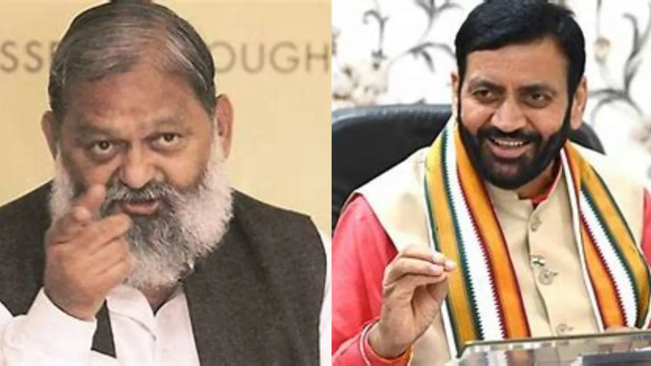 Anil Vij, Nayab Singh Saini