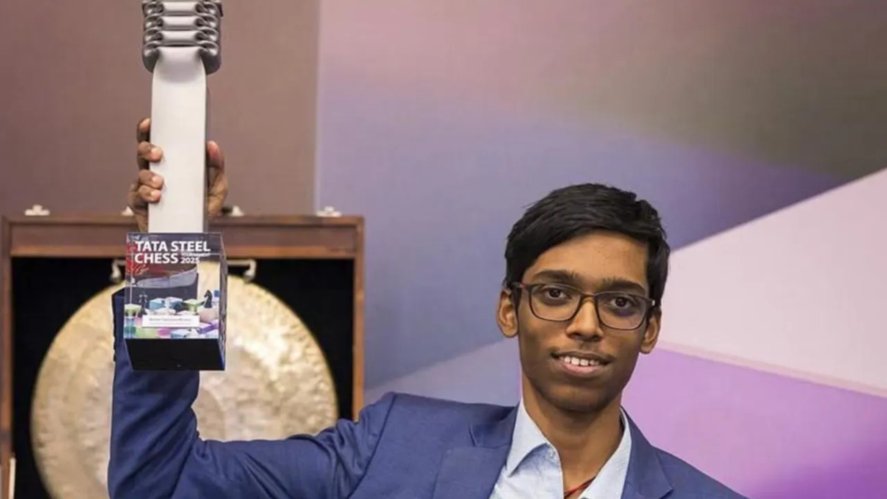 R Praggnanandhaa wins Tata Steel Masters Chess Tournament beats World Cup winner D Gukesh in tie breaker 