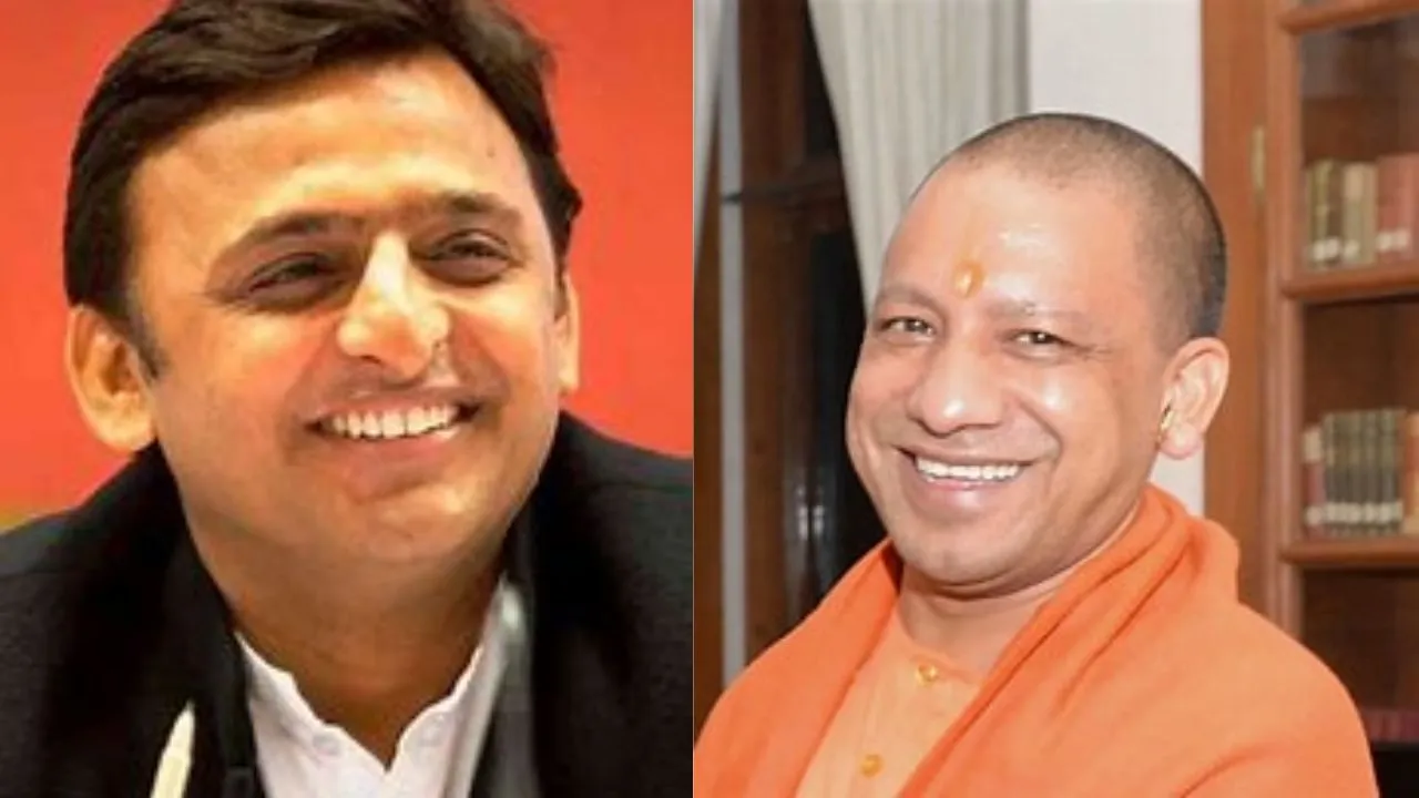 Akhilesh, Yogi Aditiyanath 