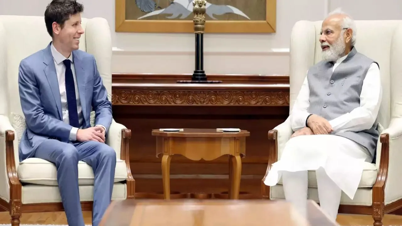 Pm modi and Altman
