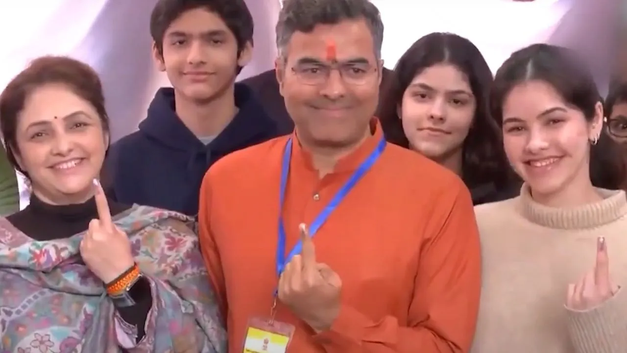 Parvesh Varma Family