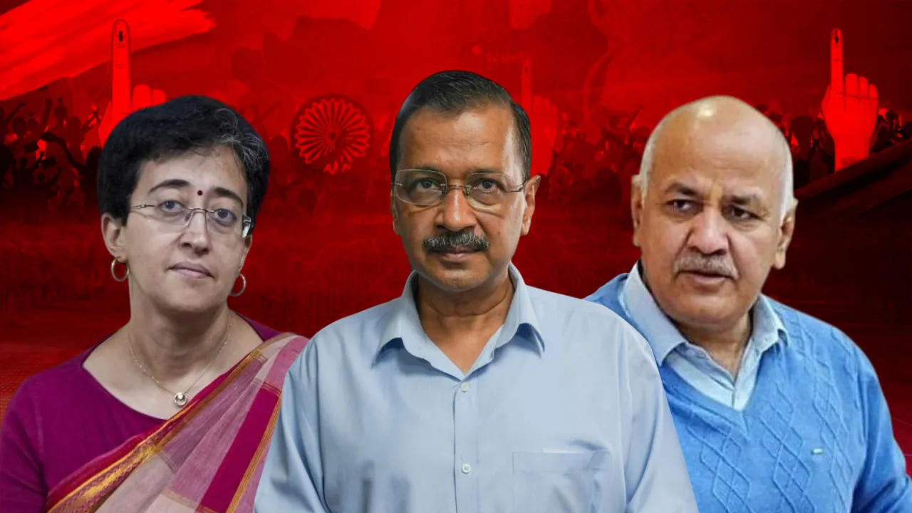 KEJRIWAL SISODIA ATISHI