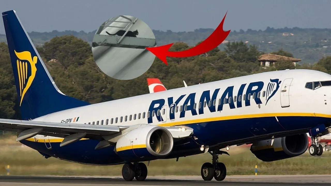 cat in flight