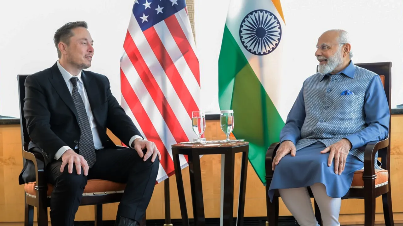 MODI MUSK MEETING