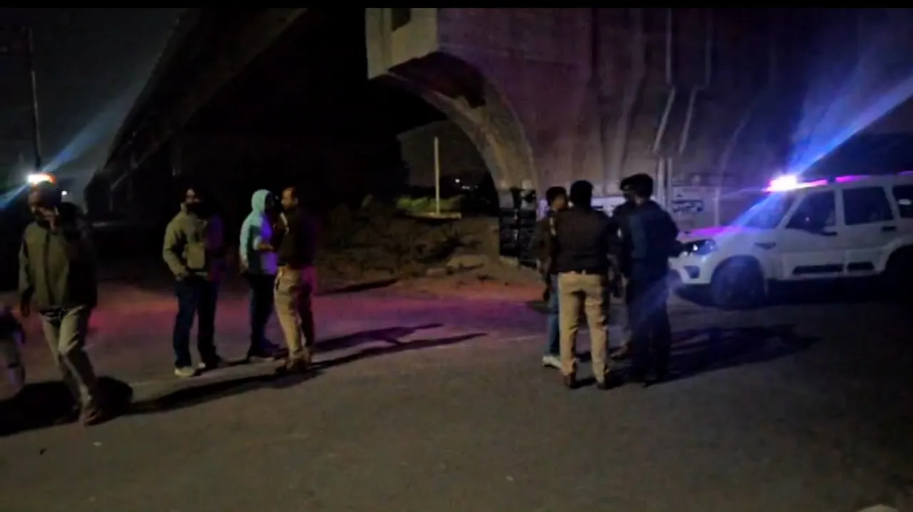 मुठभेड़ के दौरान मौके पर polise