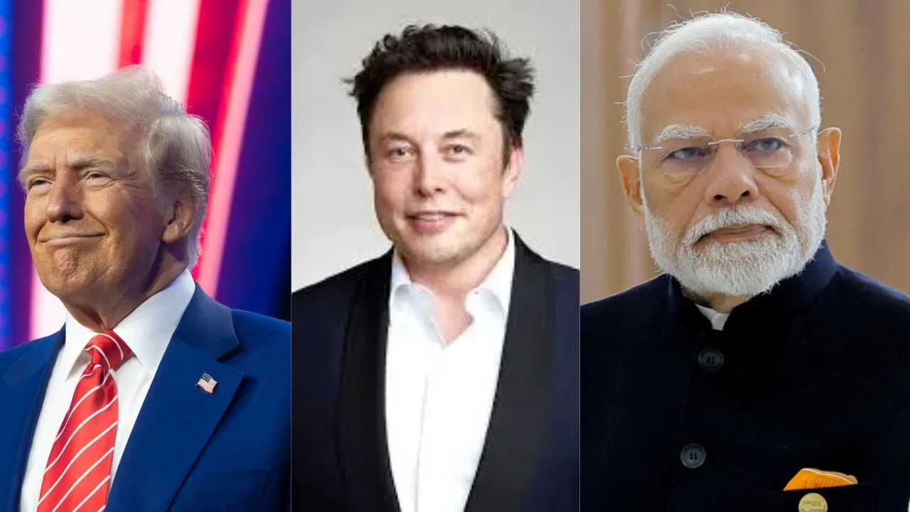 Trump-Elon-Modi