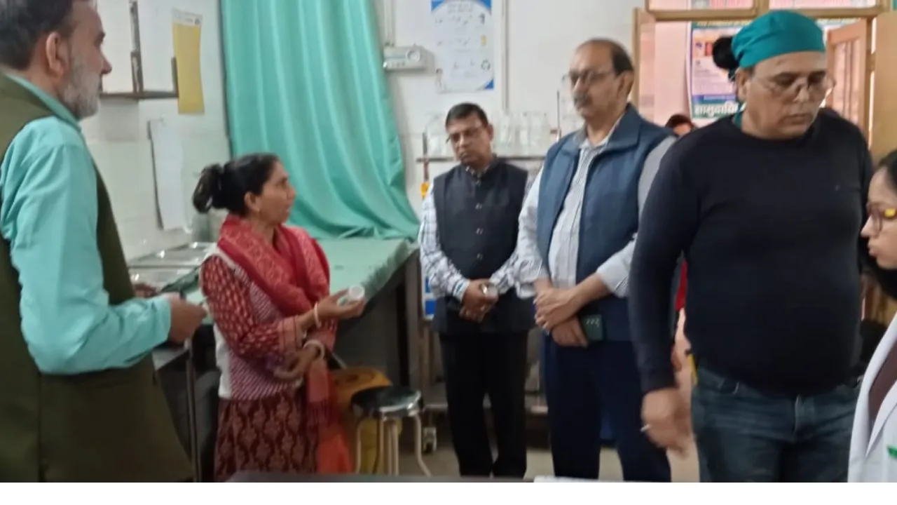 सीएमओ का निरीक्षण 