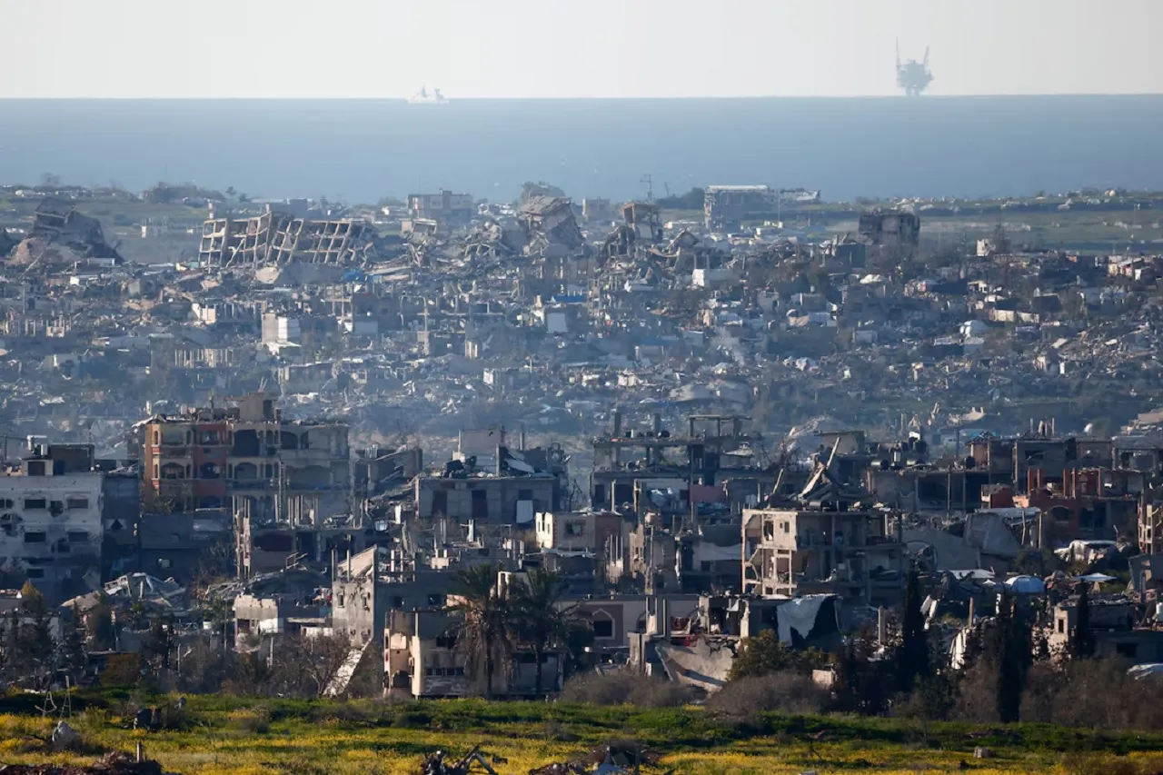 destroyed buildings in North Gaza
