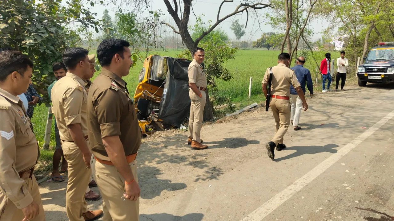 Accident on National Highway