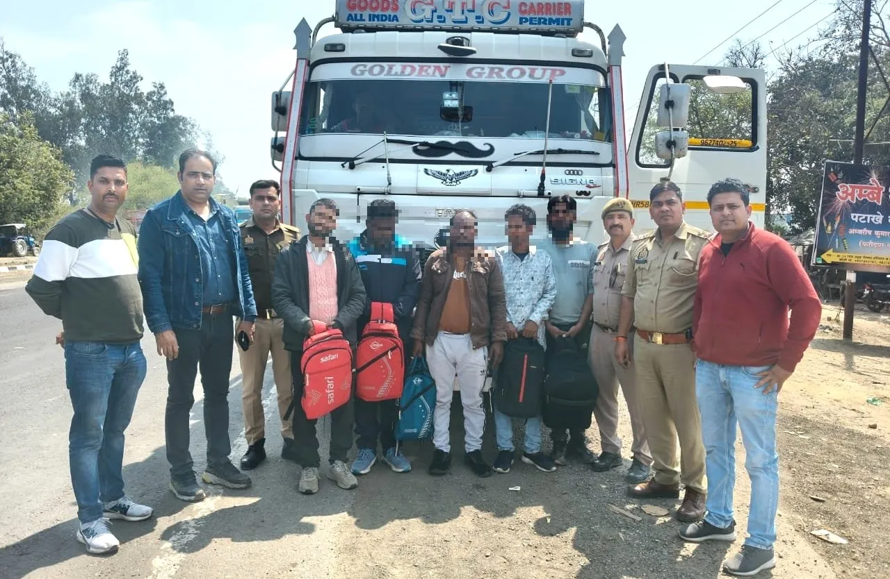 बिथरी पुलिस एसटीएफ