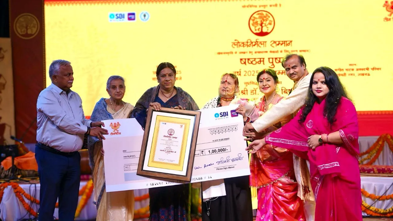 लोक गायिका पद्मश्री बसंती बिष्ट को मिला लोकनिर्मला सम्मान