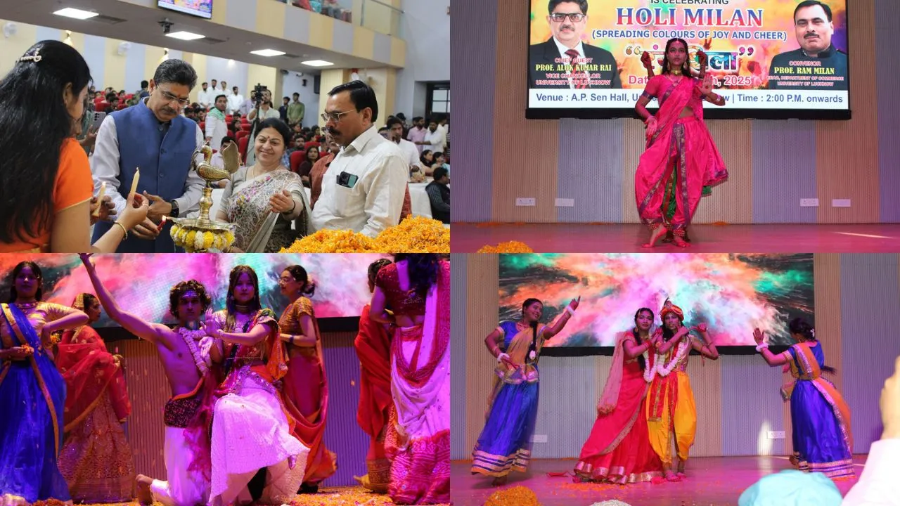 Lucknow University Holi Milan Samaroh