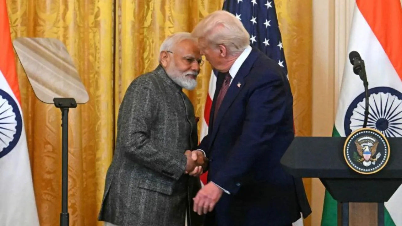 प्रधानमंत्री नरेंद्र मोदी और अमेरिकी राष्ट्रपति डोनाल्ड ट्रंप