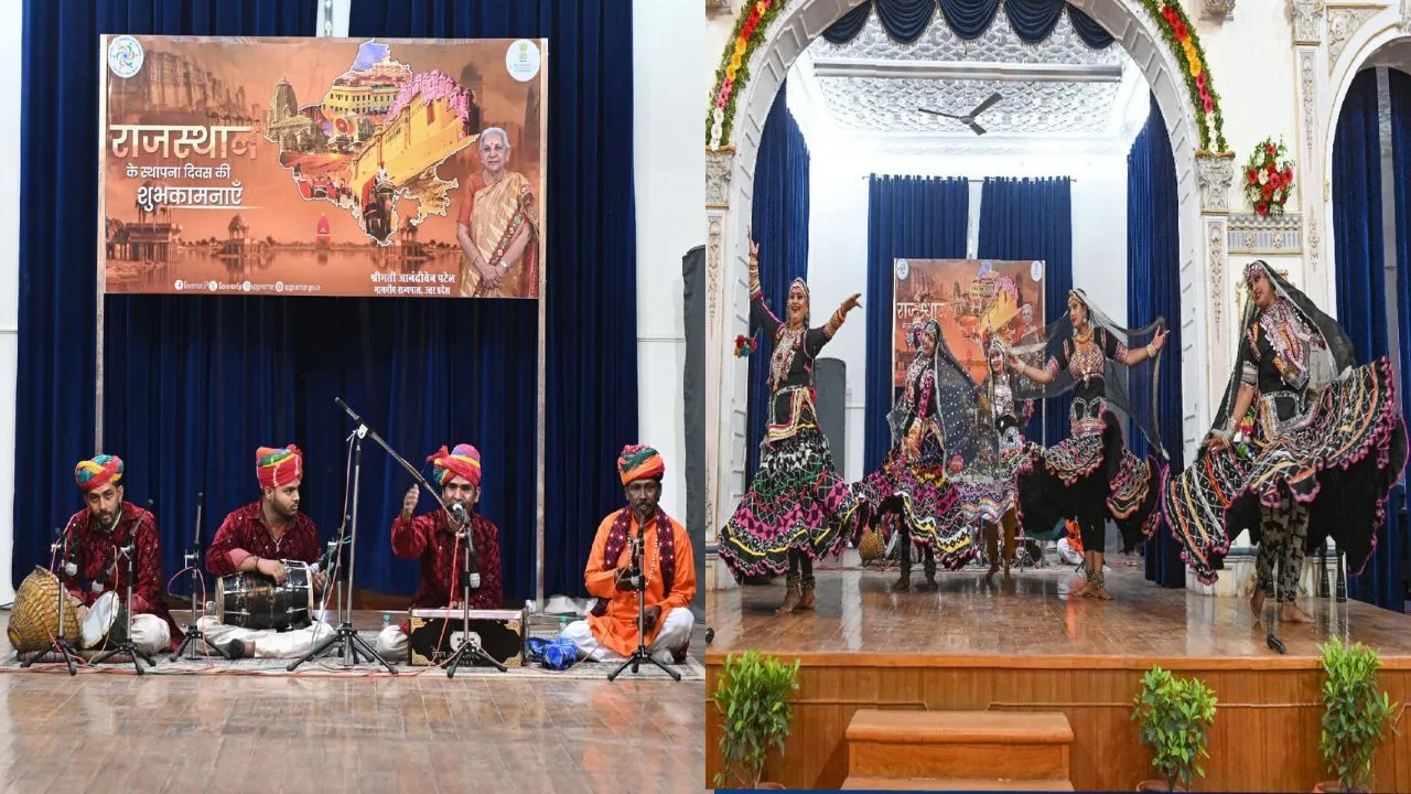 राजभवन में मनाया गया का राजस्थान स्थापना दिवस
