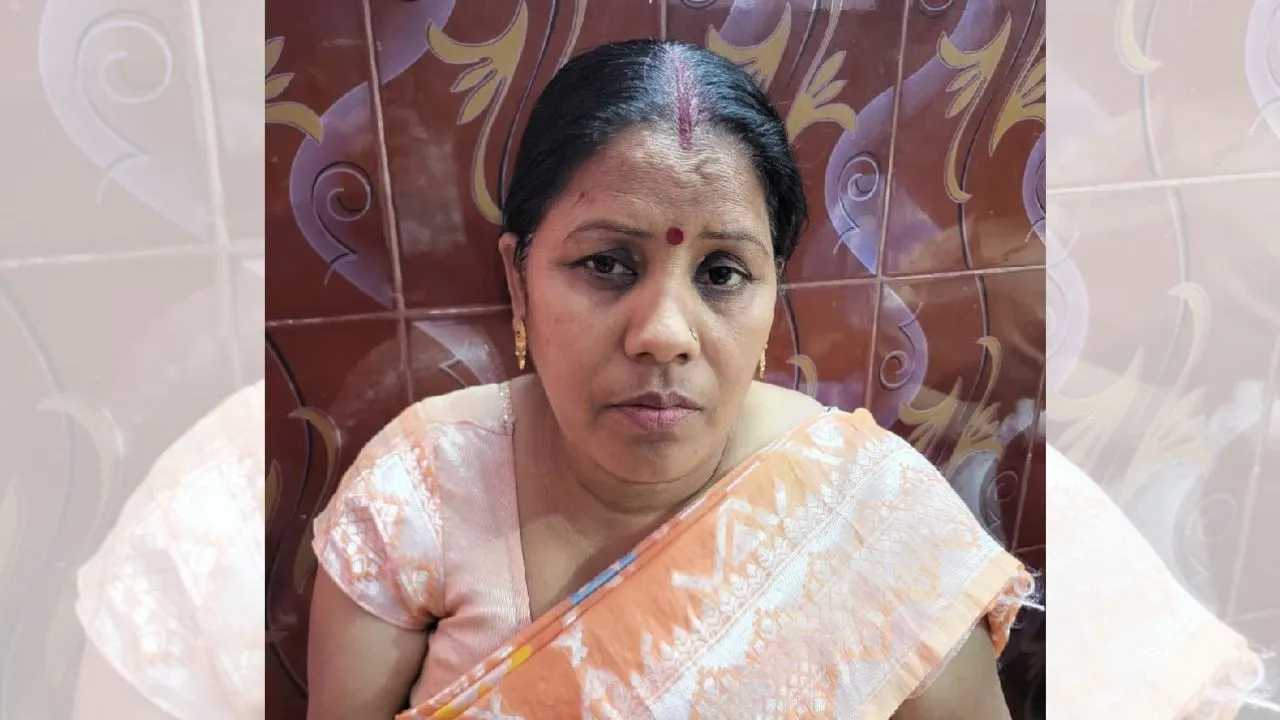 पनकी मंदिर में महि‍ला से चेन लूट।